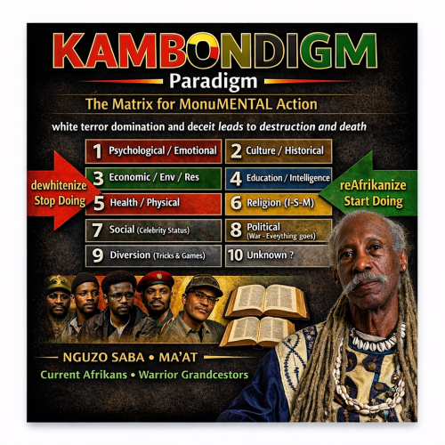 Ɔbenfo Kamau Kambon - Kambondigm Updated!! Pt. 1