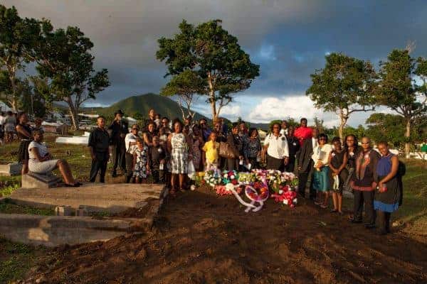 Lovely family at our precious h aunt's funeral for her evolution into her next life