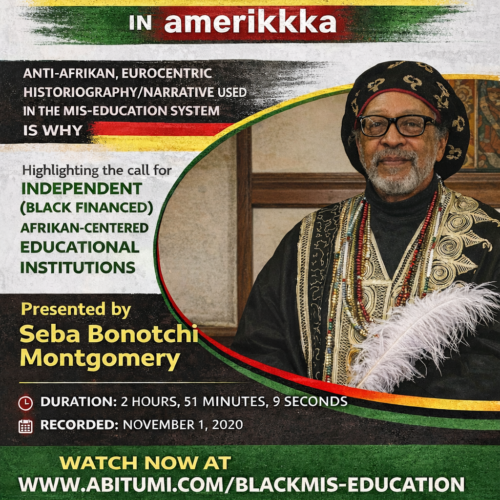 [Video Recording] Why Black Lives Do Not Matter and What We, (Black People) Must Do In Order To Change That. (It Is Not Police Reform)!!!