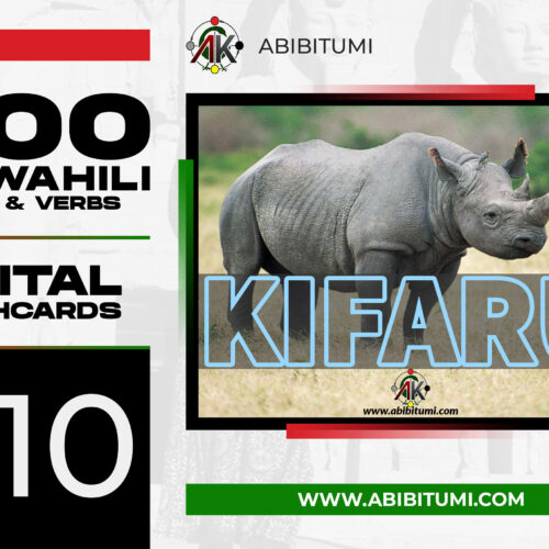 100 Kiswahili verbs and nouns