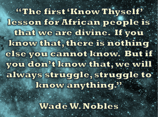 Nobles know theyself or struggle