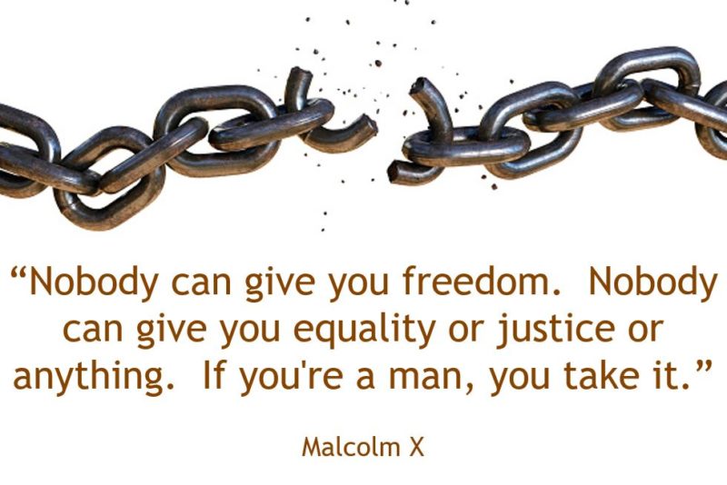 Malcolm freedom gaining