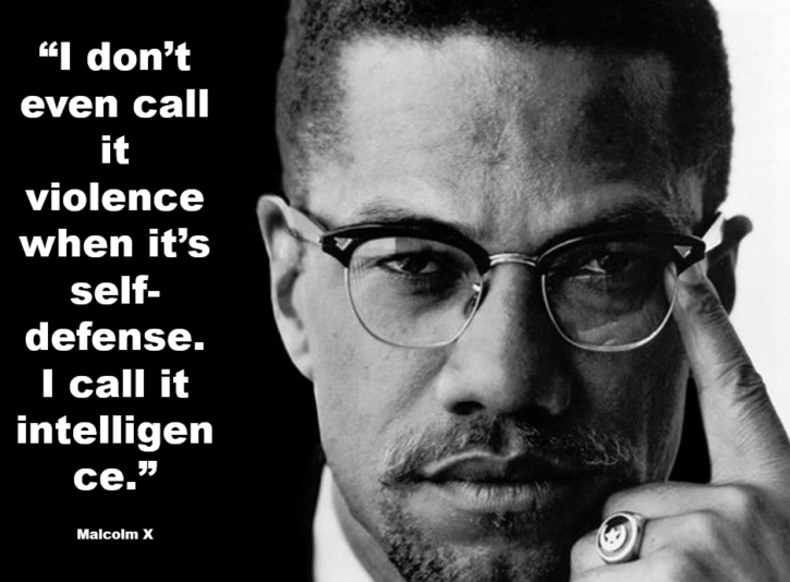 Malcolm calling it intelligence