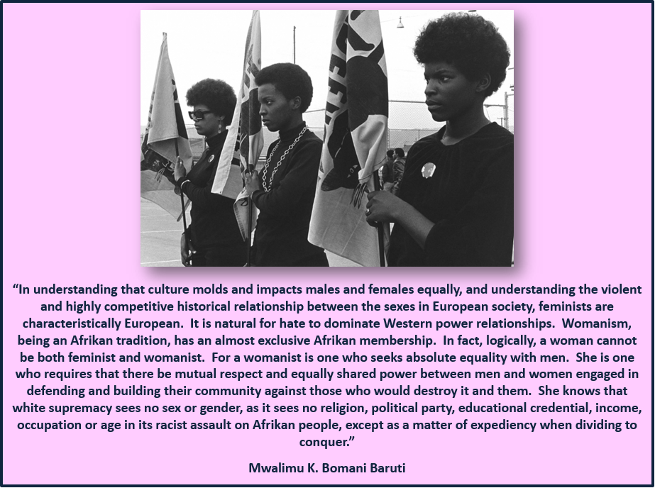 Baruti Afrikan womenism