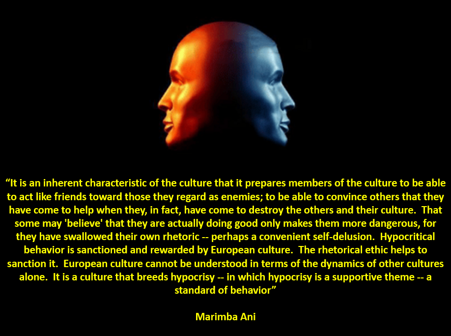 Ani rhetorical ethic two facedness