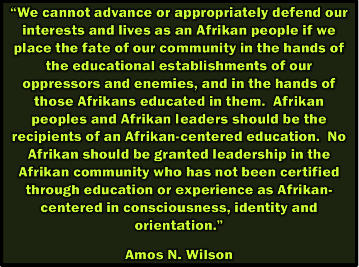 Wilson Afrikan centered educators