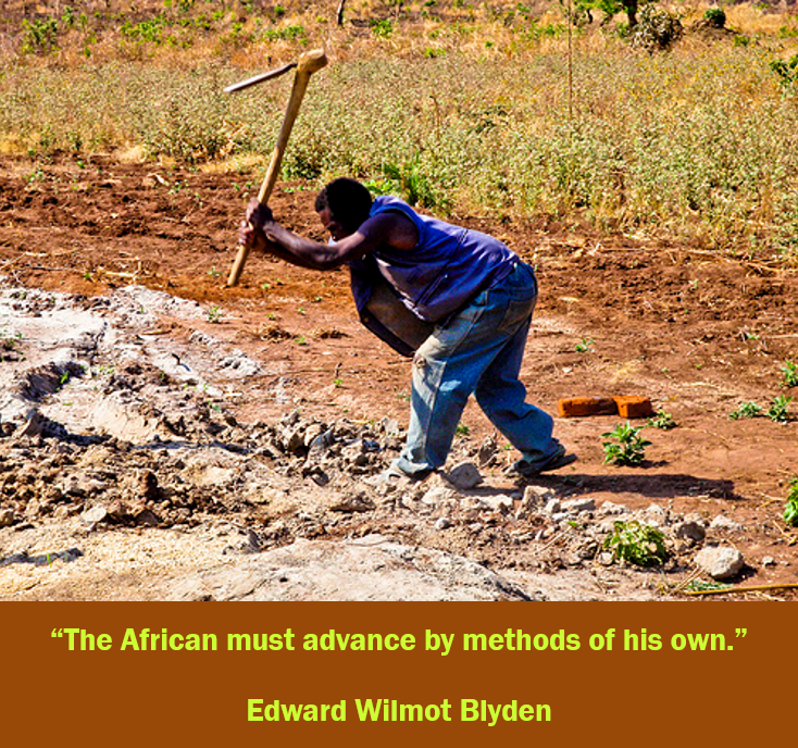 Blyden of his own