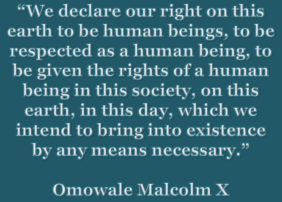 Malcolmm by any means necessary