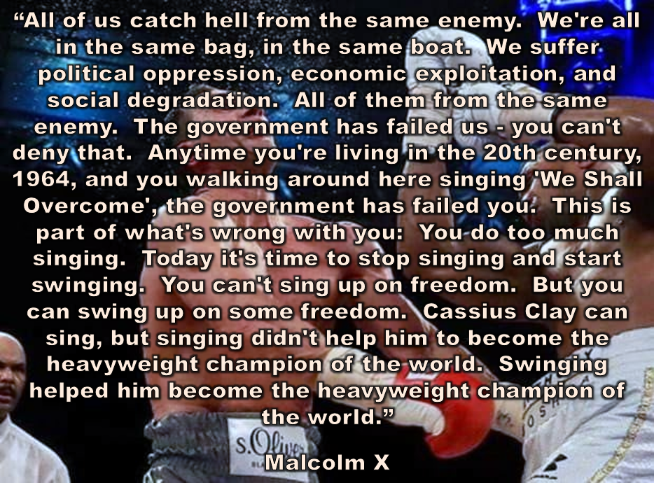 Malcolm start swinging