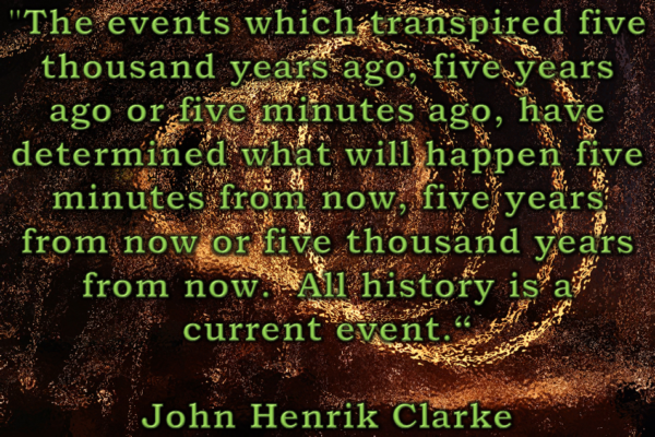 Clarke history is a current event