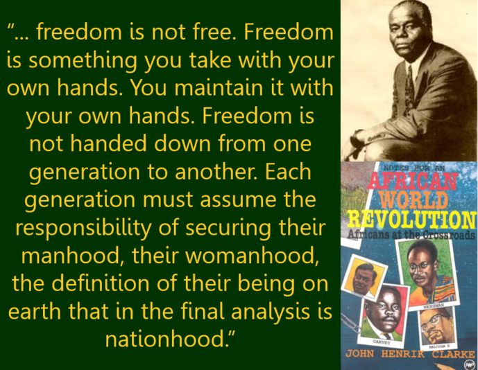 Clarke freedom is not free