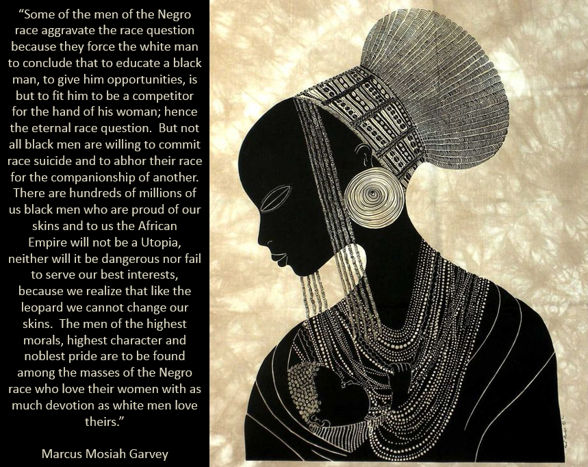 Garvey black woman preference