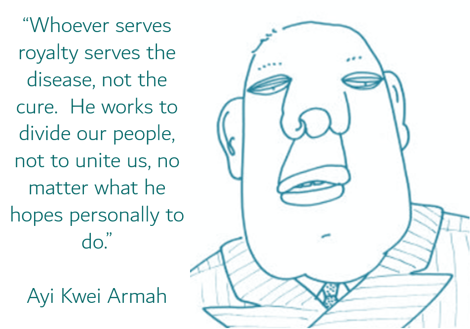 Armah serving royalty