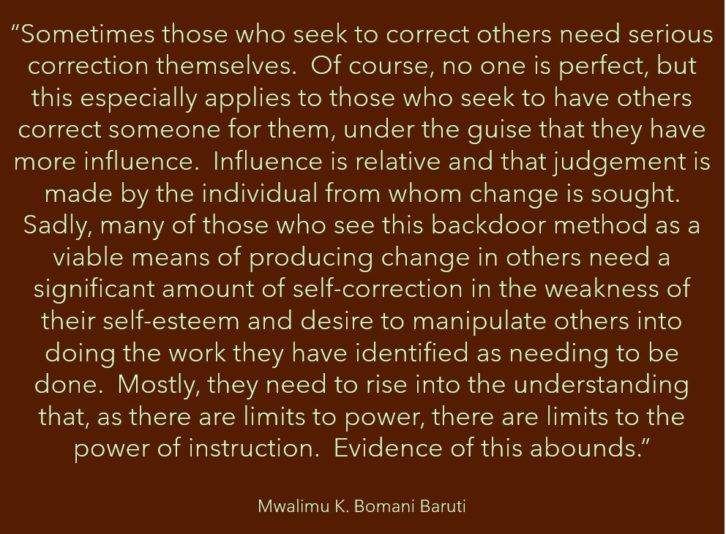 Baruti correction