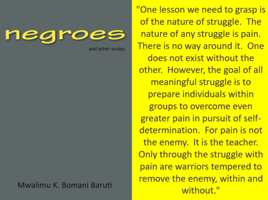 Baruti negs struggle