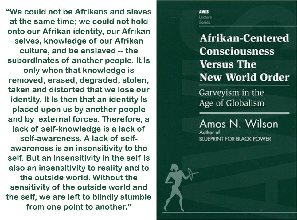 Wilson not slaves and Afrikan