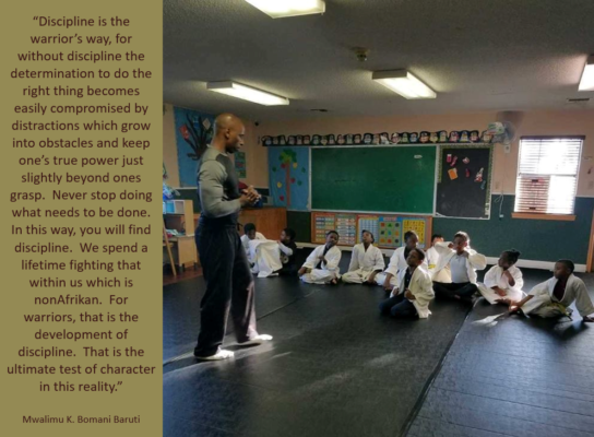 Baruti discipline's way