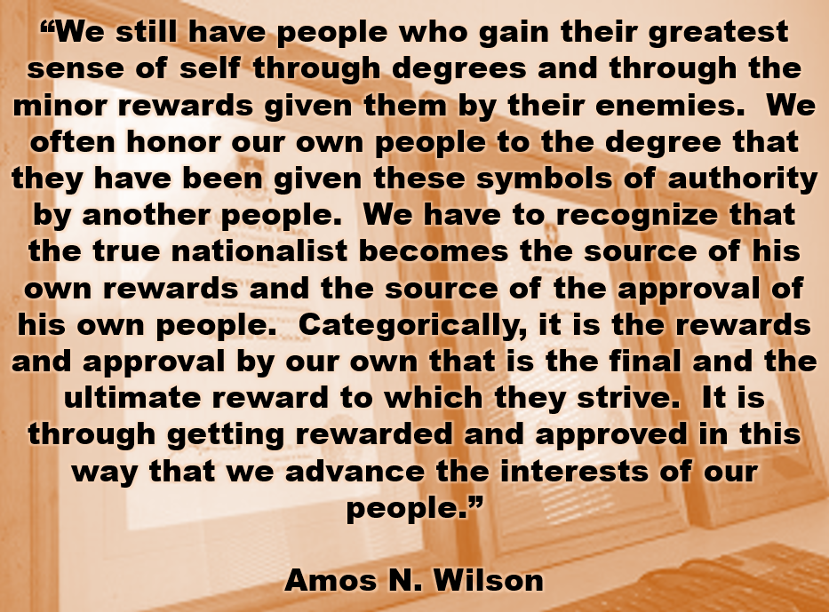 Wilson rewards and the true nationalist