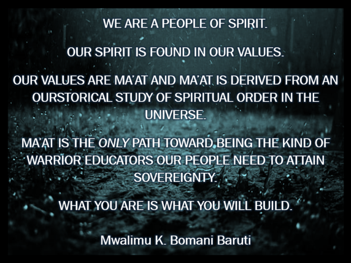 Baruti education and spirit