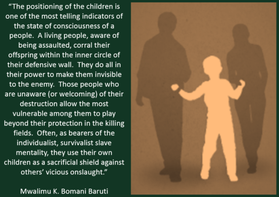 Baruti children as shields