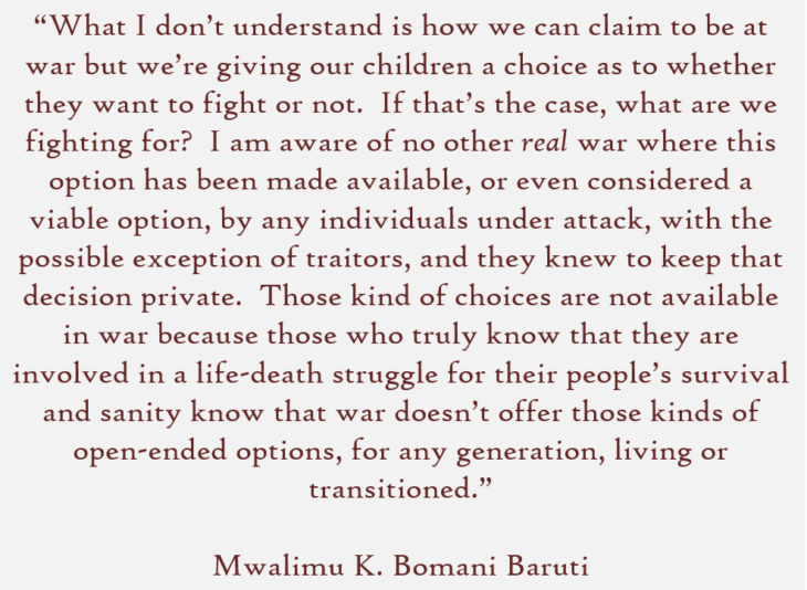 Baruti childrens war options