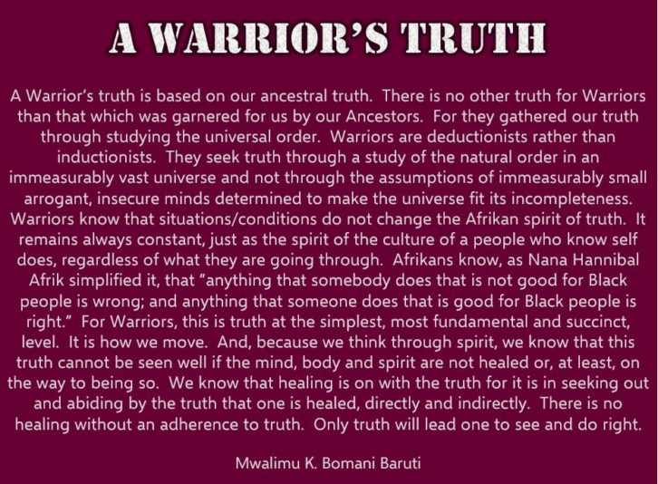Baruti Maat truth