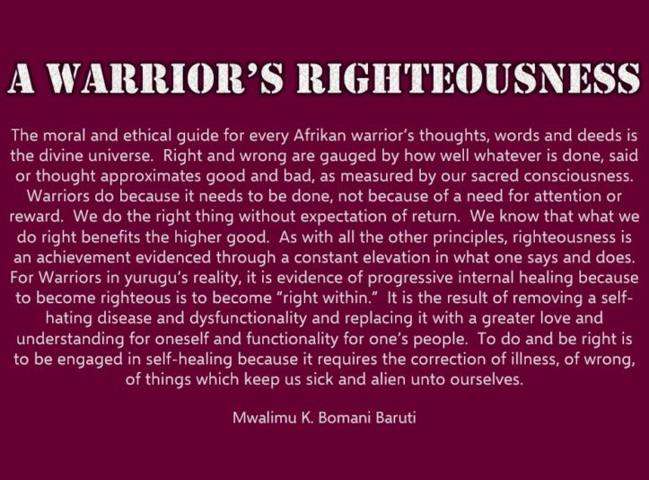 Baruti Maat righteousness