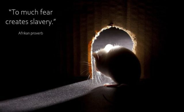fear is slavery