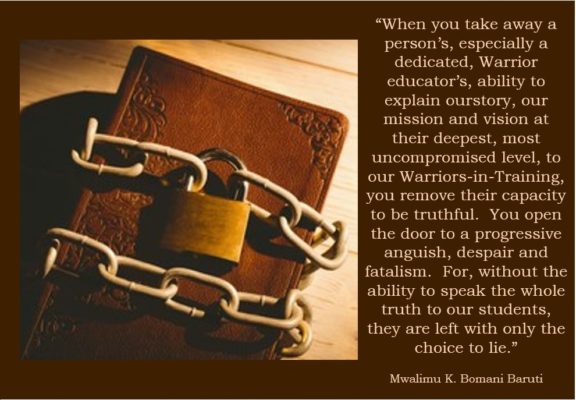 Baruti educators restricted chained