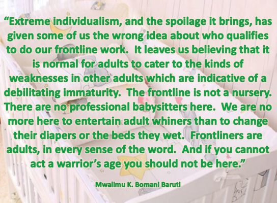 Baruti frontline nursery crib