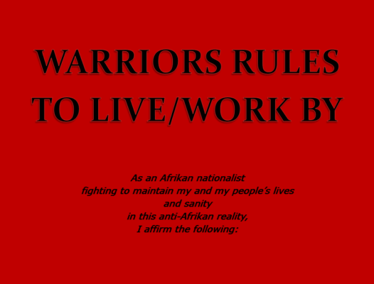 warrior's rules 3