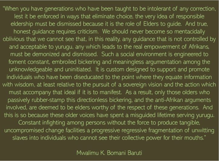 Baruti eldership dismissed