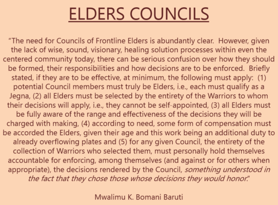 Baruti Elders Councils