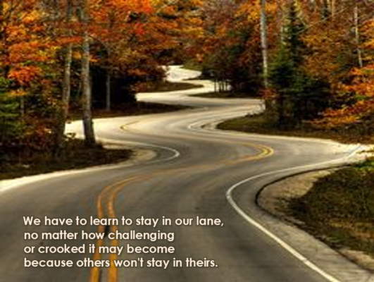 staying in our lane