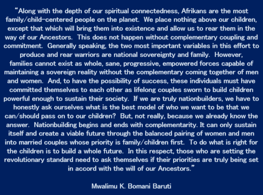 Baruti family centeredness