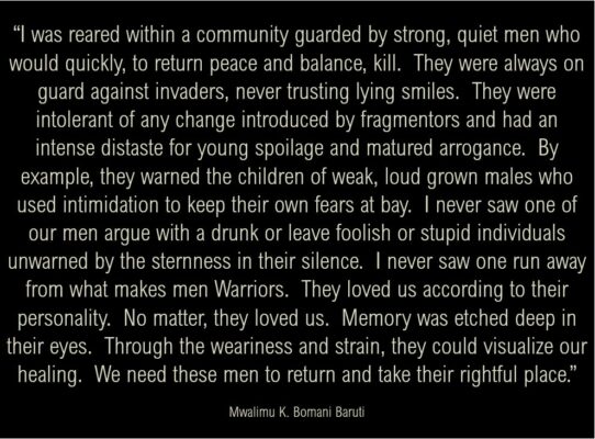 Baruti strong quiet men