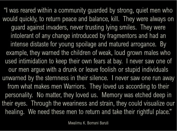 Baruti strong quiet men