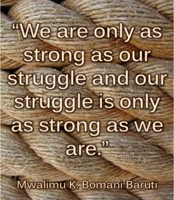 Baruti strong as our struggle