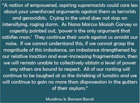 Baruti gutters of their asylum