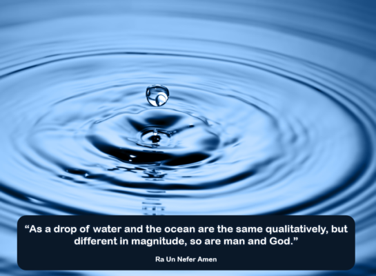 Amen drop of water