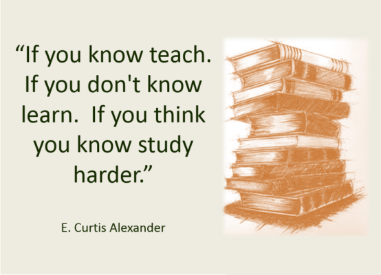 Alexander teach learn study