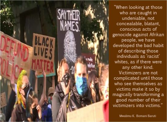 Baruti racist whites