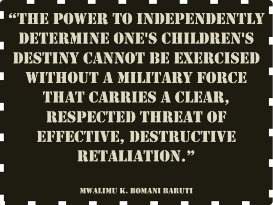 Baruti power to independently determine