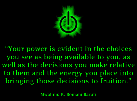 Baruti power and decisions