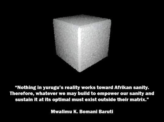 Baruti nothing in yurugu's reality