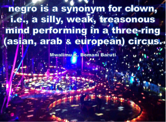 Baruti negroes three ring circus