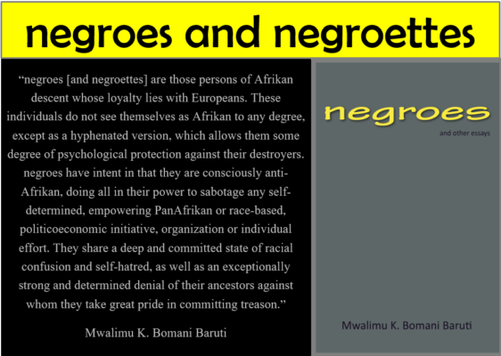 Baruti NEGS negroes and negroettes