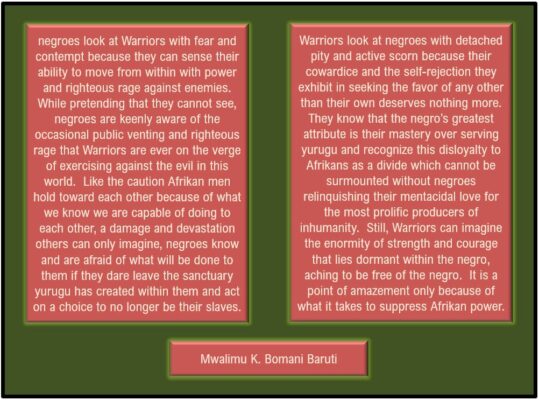 Baruti negroes and Warriors