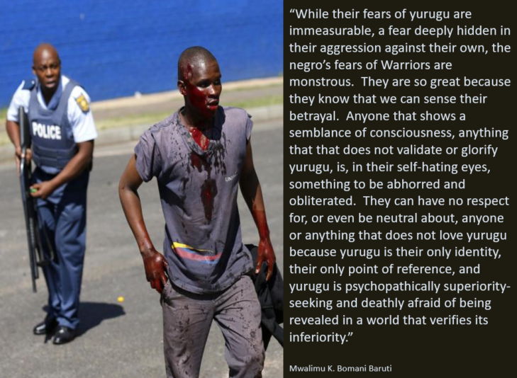 Baruti negro fears