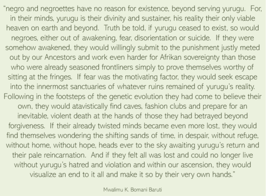 Baruti negro choices